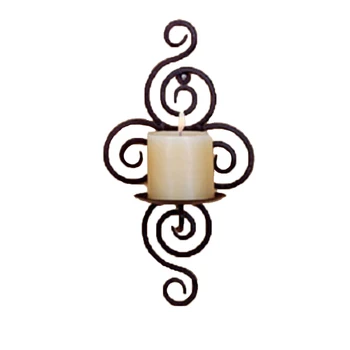 Geležies Žvakių Laikiklis Sconce Kabo Sienos Meno Žvakidė Dekoravimui Vestuvėms