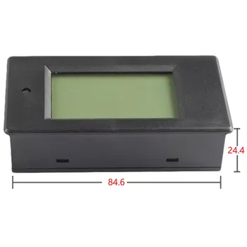 Skaitmeninės Srovės Įtampos Elektros Energijos Skaitiklis DC 6.5-100V 0-100A LCD Ekranas Multimetras Ammeter Voltmeter 100A Srovės Perstūmimo