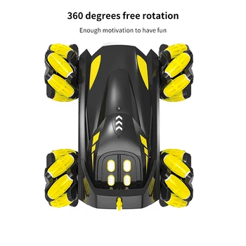 Nuotolinio Automobilių Žaislas Kaskadininkų Triuką Nuotolinio Kontroliuoti Automobilio Modelis, Sukasi 360 Laipsnių Automobilių Žaislas Su LED Šviesa