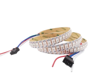 DC12V WS2815 (WS2812B/WS2813 Atnaujinta) RGB LED vaizdo Taškų Juostelės Šviesos Individualiai Naudojamos LED Dual-Signalas 30/60/100/144 Led/m