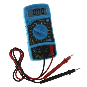 Profesionalus Skaitmeninis Multimetras AN8205C LCD Ekranas AC/DC Termometrija Ammeter Voltmeter Ohm Metrų Testeris
