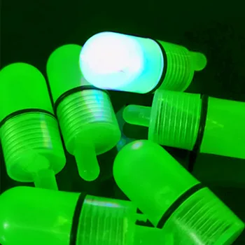 Patvaraus Plastiko LED Šviesos Šviesos Įrašą Patarimas meškere Varpai katilėlis Bite Žiedas Žuvų Masalas Lauko Naktį Žvejybos Įrankiai, 20 Vnt