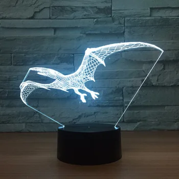 3D Iliuzija Gpgb Lempos Spalvinga Akrilo Naktį LED Lemputė USB Lentelės, Stalo Lempos Vestuvių Dekoras Miegamasis Atmosfera lempos