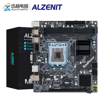 ALZENIT G41I-D3 Plokštė G41 ICH7 LGA 771 775 8GB DDR3 SATA2.0 USB2.0 Mini-DTX 100M Server Mainboard