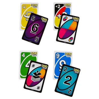 Mattel Žaidimai UNO: Flip! Kartenspiel Šeimai Šalis Juokingas Žaidimas Įdomus Solitaire Kortų Pokerio Žaidimo Žaislai