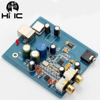 HIFI Garso ES9018K2M SA9023 USB DAC Dekoderis Valdybos Išorinę Garso Plokštę Paramos 24Bit 96k