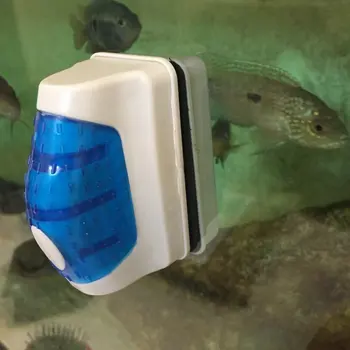 2018 Magnetinio Teptuku Akvariumo Žuvų Bakas Stiklo Grandiklis Švaresnis Plūduriuojantis CurveTool Akvariumas Langų Valymas Magnetai Brush Cleaner