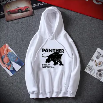 Naujas Žiemos Streetwear Black Panther Party Hoodie Sudadera hombre Hip-hop Palaidinukė Viršuje Mados Medvilnės Hoodies vyrai