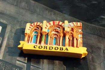 Mečetė Katedra Kordoboje (Ispanija) Turizmo, Kelionių Suvenyrų 3D Šaldytuvas Magnetas DOVANA
