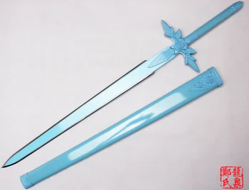 Fantazijos kalavijus SAN Kardas Meno Internete Alicization Eugeo-Blue Rose Kardas anglies plieno nekilnojamojo blade anime replika cosplay rekvizitai