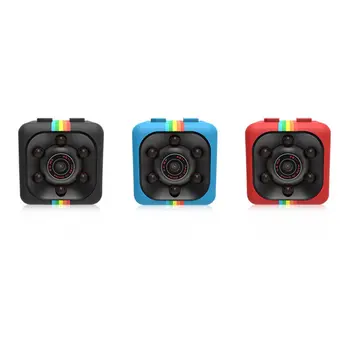 SQ11 Mini Kamera, Kamera HD 1080P 720P Sporto Mini Infraraudonųjų spindulių Arti Vizija Judesio Jutiklis Mažas Web Cam, skirtą 