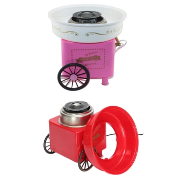 Retro Vežimo Cotton Candy Mašina Mados Mini Karamelinis Siūlas Maker Naudoti Namuose Stalviršio Elektros Nostalgija Vaikams Vežimėlis machi
