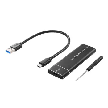 USB3.1 Tipas-C su M. 2 M Klavišą NVMe PCIE SSD Lauke Kietojo Disko Būsto Atveju 10Gbps M2 SSD 2280 Kietojo disko Disko Gaubto LX9B