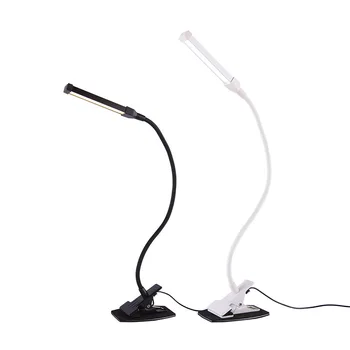 5W LED Stalo Lempa Su Clip Stalo Lempos USB naktiniai lampada, Miegamojo Skaitymo Studijų Knygą Šviesos 5V Aliuminio Knygos šviesa, namų dekoro