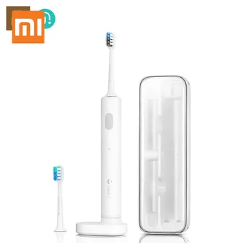 Originalus Xiaomi B Belaidžio Sonic Elektros dantų šepetėlį STATYMAS-C01 Vandeniui Įkrovimo Nešiojamas Ultragarsinis dantų Šepetėlis