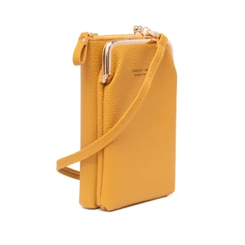 2020 naujas moterų mobiliojo telefono maišelį korėjos mados tendencija litchi modelis vientisos spalvos kreivai kryžiaus maišelį daugiafunkcinis pečių maišą