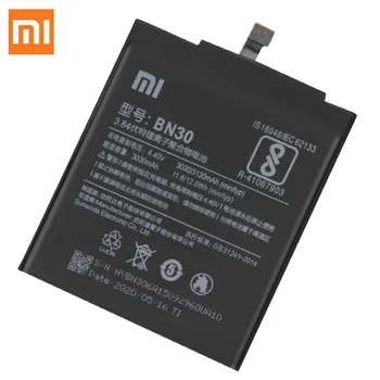 Originalus XIAOMI BN30 Bateriją Už Xiaomi Redmi 4A Redrice 4A Autentišku Telefono Baterijų 3120mAh
