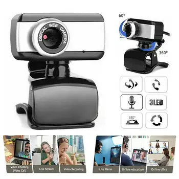 Automatinio Fokusavimo Kamera, PC Web Kamera 1080P Full HD USB Kamera su Mikrofonu for Desktop/Laptop/Kompiuterinės Kameros Vaizdo Kamera