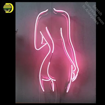Neoninis Ženklas Seksualus Atgal Nude Lady Mergina neoninės Šviesos Ženklas, Alaus Baras, Baras, Pasirašyti aišku valdybos Rankų darbo Viešbutis Neon požymiai Dropshipping