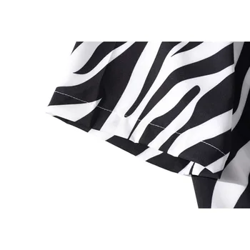 Vyriški Zebras Spausdinti Marškinėliai Atsitiktinis Paplūdimio Atspausdintas Trumpas Rankovės Marškinėliai Vyrams, Moterims 2020 M. Havajai Negabaritinių Harajuku Mados Viršūnes Streetwear