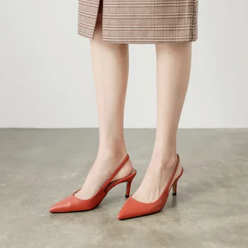 2020 m. pavasarį naujas aukštakulnį stiletto pažymėjo tne dangtelis vasaros moterų sandalai korėjos madingų moterų batai