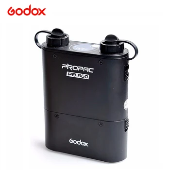 Godox PB960 Kit black Flash Speedlite Ličio Baterijos, Maitinimo blokas 4500mAh už Nikon Canon Yongnuo Godox 