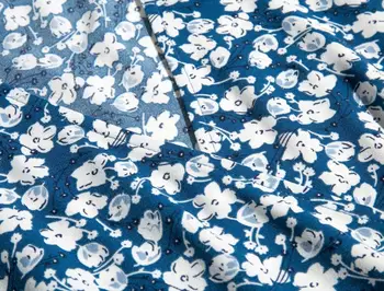 Elegantiška vintage rudenį moterys mėlyna palaidinė su v kaklo blusa femme prancūzija gėlių spausdinti trumpa palaidinė marškinėliai wrap varčias dropshipping