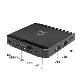 Leadcool S2 Smart Android TV Box RK3229 Quad Core 2.4 GHz WiFi H. 265 Media Player, Smart TV Box Leadcool Set Top Box