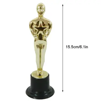 12Pcs Oskaras Statuette Pelėsių, Apdovanoti Nugalėtojai, Puikus Trofėjus į Ceremonijos L9CD
