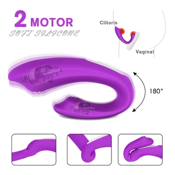Vibracija Sekso Žaislas, Skirtas Suaugusiųjų Makšties Klitorį Stimuliuoja U Tipo Vibratorius Moterims Masturbator Belaidžio Nuotolinio valdymo Vibracijos Pora