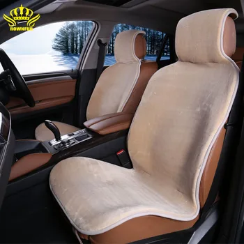 Dirbtiniais kailiais automobilių sėdynės padengti universali visų tipų sėdynės, automobilių sėdynės apima Priekinės Sėdynės Dangčiu ir Pilnas Viršelio Komplektas spalva pilka i078