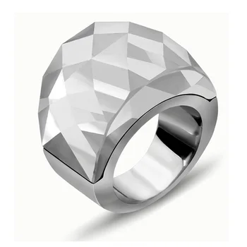 BAFINO 2019 Maxi Žiedai Partijos Reikmenys Moterų Mados Juvelyrikos Kokteilis Žiedas Aukštos Kokybės Kristalai Titano Plieno Žiedas Dovanos