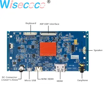 Wisecoco 9.7 Colių 2K 2048*1536 IPS Retina Ekranas Ekranas LCD Modulis touch panel HDMI kontrolės valdybos Aviečių LP097QX1 SPA1
