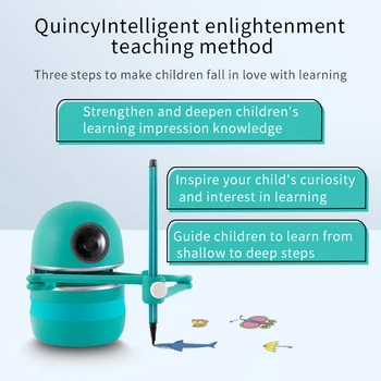 Anglų kalba 2020 Naują Magic Q Piešimo Robotas Žaislai, Edukaciniai Žaislai Vaikams,Studentams Mokymosi Atkreipti Įrankiai Robotas Įspūdį Žaislai