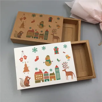 Nauji Karšto Kraft Popieriaus, Kartono Stalčių Rungtynes Pakavimo Dėžės Vestuves Saldainių Dėžutė Meilės Kalėdų Rankų Darbo Dovanų Dėžutės
