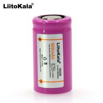 Liitokala ICR18350 ličio baterijos 900 mAh baterija 3.7 V galia cilindro elektroninis rūkymas lempos