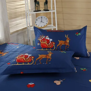 3D Red Kalėdų Vaikams Antklode Padengti Set Queen ' King size skaičius 2/3 vnt