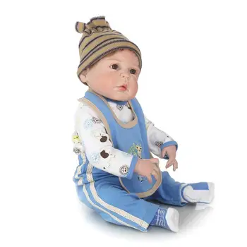 NPK tikroviška reborn baby doll visą vinilo silikono boneca lėlės partneris vaikams Gimtadienio dovana brinquedo