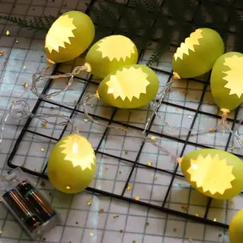 Kiaušinio lukštas, Mirksi LED String Žibintai Kambarys su baterijomis Girliandą Pratęsimo Miegamasis Šalies Pasakos Apdaila Sienų apšvietimo 3M