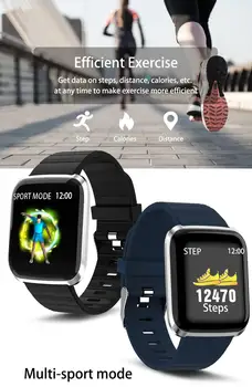 Smart Žiūrėti 116pro Širdies ritmas, Kraujo Spaudimas Žingsnis Tipas Smart Apyrankę Reloj Inteligente Smart Watch Vyrų relogio inteligente