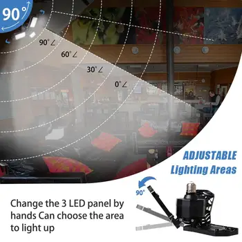 Super ryškus LED lankstymo lemputė 40W E27 LED šviesos Kasybos Šviesos lempos AC 220V LED Lemputė Sandėlis, garažas žibintai