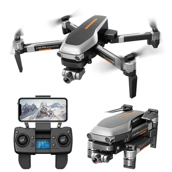 XKJ Naujas GPS Drone L109 PRO Brushless Variklio Ūžesys Su 4K HD Dual Camera Profesionalus, Sulankstomas Quadcopter 1000M RC Atstumas Žaislas