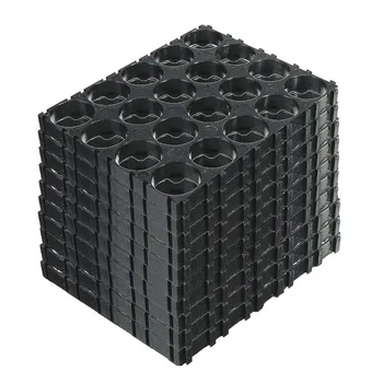 GTF 20/30/40/50 vnt 4x5 juoda ląstelių 18650 baterijas tarpiklis skliaustuose spinduliavimo plastiko korpuso laikiklis