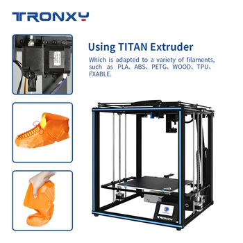 Tronxy Naujausias Atnaujintas X5SA PRO 3D Spausdintuvas CoreXY 