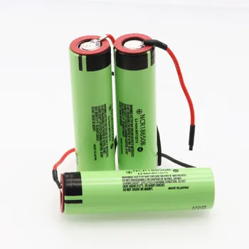 1-10VNT nauji NCR18650B 3400mAh 3.7 V 18650 įkraunama ličio baterija baterija + 