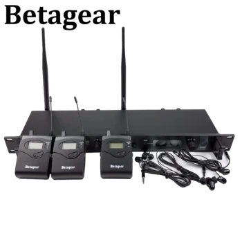 Betagear SR2050IEM Etape ausies monitoriai 3 Imtuvai BT2050 wireless stebėjimo sistemos etapas ausies stebėjimo sistemos doul kanalo