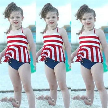 Naujas Bikini merginos biquini infantil maudymosi kostiumėliai, mergina Vaikų maudymosi kostiumėlius trijų dalių maudymosi kostiumas mergaitėms, vaikams, maudymosi kostiumėlį