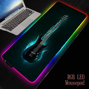 Mairuige Gitaros Muzikos Didelės RGB Žaidimų Pelės Mygtukai Fiksavimo Krašto Klaviatūros mygtukai LED Lemputė USB Laidines Peles 7 Akinti Spalvų