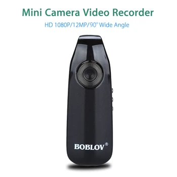 BOBLOV 007 Mini DV Camara de filmar ocultas 1080P Mini Kamera detektyvas mini filmadora Loop Įrašymo, vaizdo Kameros