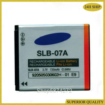 720mAh SLB-07A SLB07A SLB 07A CameraBattery SAMSUNG PL150 ST50 ST500 ST550 ST600 TL90 TL100 TL205 TL210 Baterija